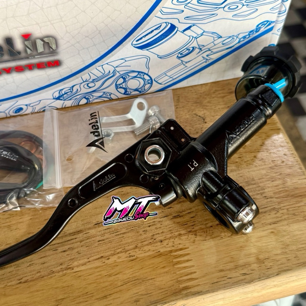 🛵🛵 ปั้มฐานดำ อเดลีน เเท้ 💯% ครบเซ็ต พร้อมกระปุก ลูกสูบ 14 มิล ใส่เวฟ 100/110/110i/125i/125r-s-i /ดรีม/ฟีโน่/นูโว งานสวย - รูปที่ 3