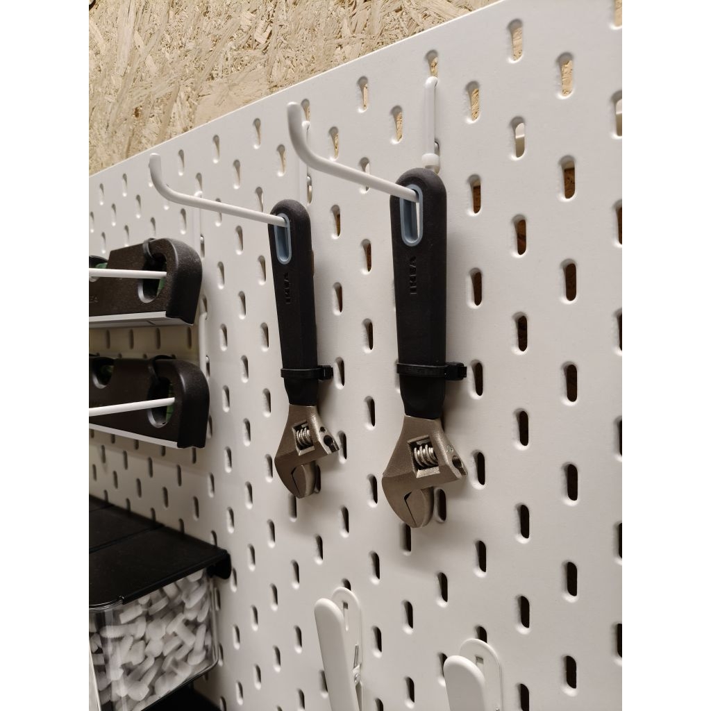 IKEAshopping IKEA SKADIS สกัวดิส ขอแขวน แบบยาว 2 ชิ้น ikea