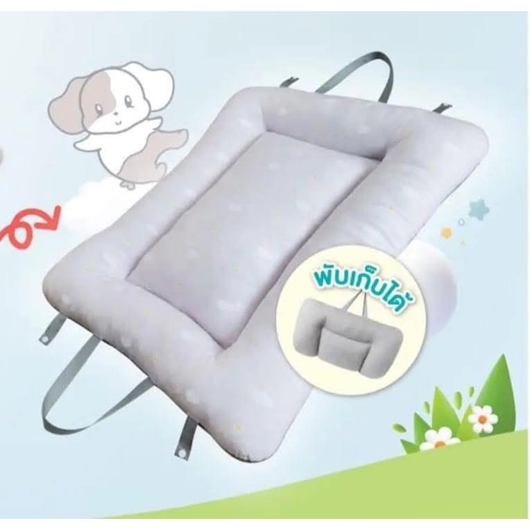 ที่นอน pigeon -ผ้านิ่ม พกพาง่าย เดินทางได้สะดวก มีสายสะพาย (สินค้าสสำหรับร่วมโปรโมชั่น)