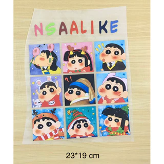 A16*สติ๊กเกอร์การ์ตูนขนาดใหญ่ สติ๊กเกอร์ตัวหนังสือโลโก้รีดร้อนติดเสื้อ อาร์มติดเสื้อ ติดกระเป๋า ติดผ้าได้หลายชนิด
