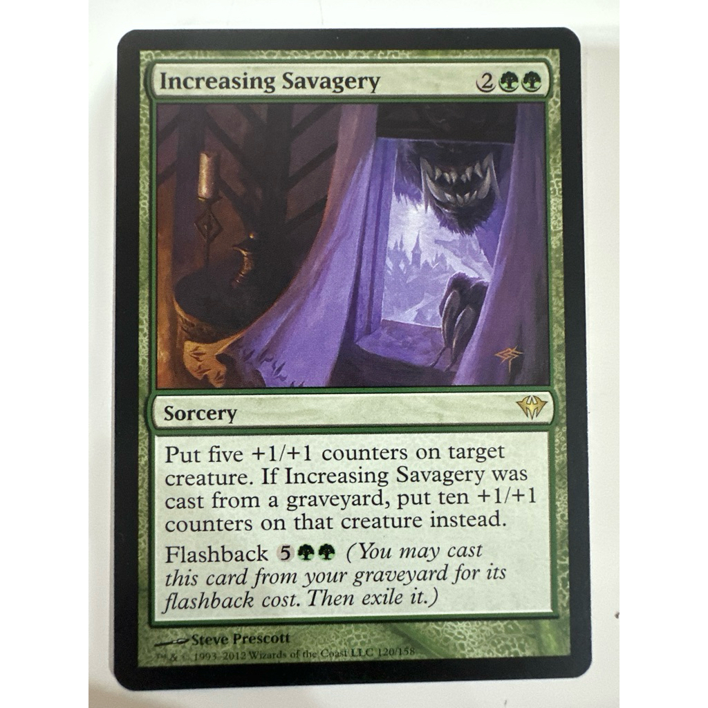 Dark Ascension: Increasing Savagery ของแท้พร้อมส่ง MTG Magic the gathering
