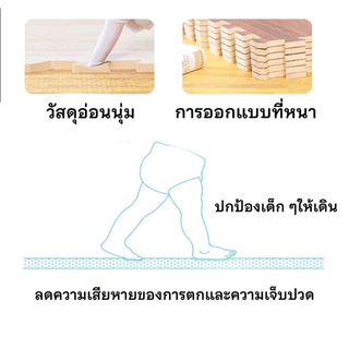 🔥เซตสุดคุ้ม🔥แผ่นโฟมจิ๊กซอว์ปูพื้น แผ่นรองคลาน EVA💯% 30x30/60x60cm กันกระแทก ตกแต่งห้องให้สวยงาม แถมฟรีขอบปิด
