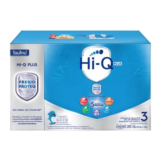 นมไฮคิว พลัส พรีไบโอโพรเทก นมผงสูตร3 3850 กรัม HiQ Prebio ProteQ