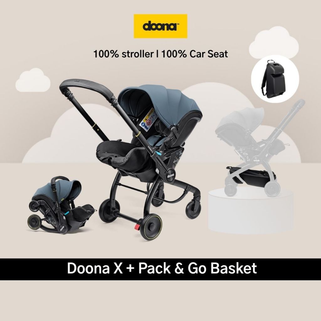 [Premium Babyshop] Doona X +Pack & Go Basket
