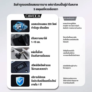 เครื่องสไลหมู ขนาด 1-15 mm Stainless Meat Slicer หั่นวัตถุได้อย่าง อเนกประสงค์การตัดผักและผลไม้ เครื่องสไลด์เนื้อหมู