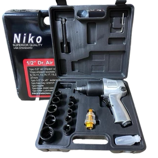 บล็อกลม 4 หุน บล๊อกลม NIKO / NEW BOLIC / EURO ของแท้ ชุดบล็อคลม twin hummer บล็อคลม 1/2นิ้ว บ็อกลม ลูกบ็อก ชุดบ็อก