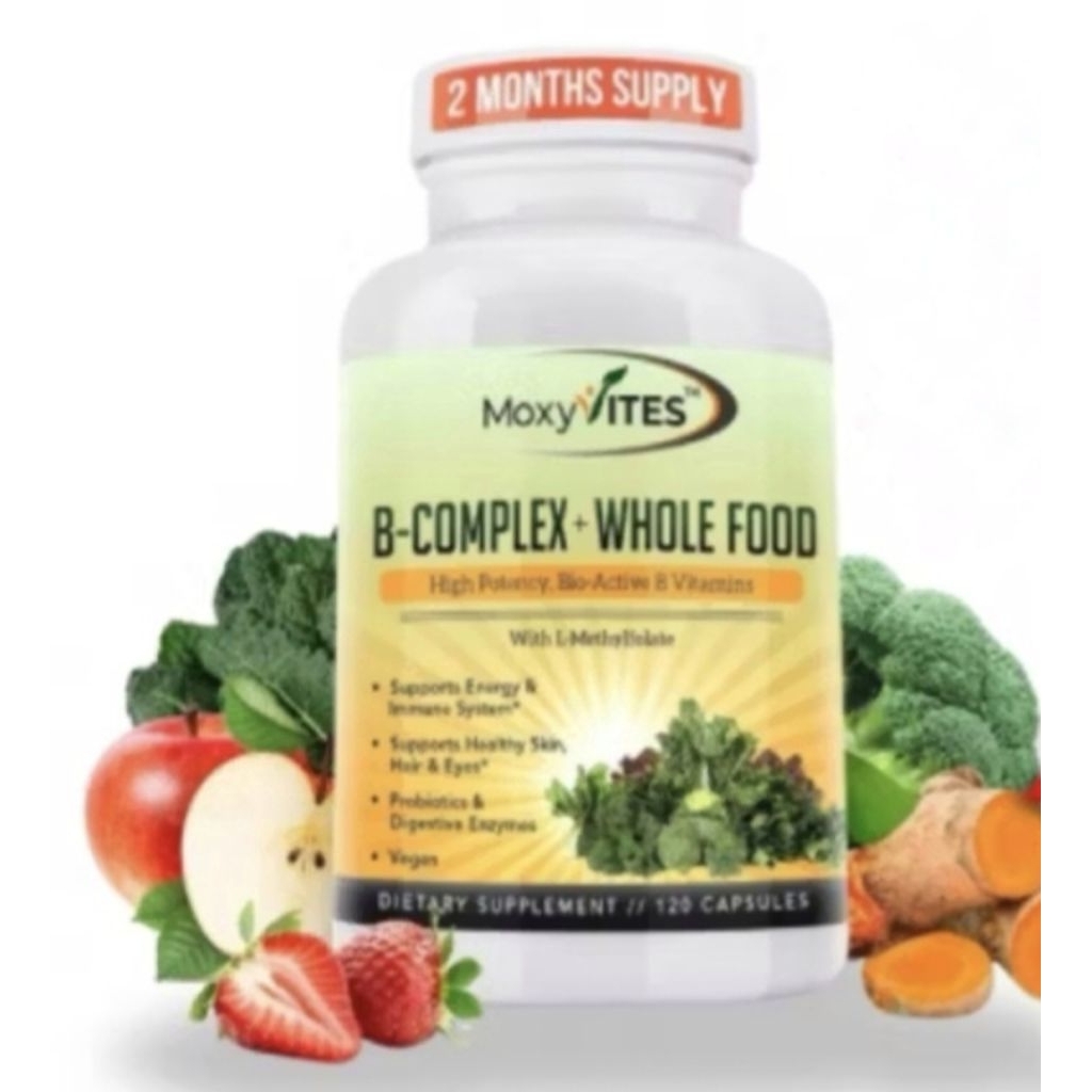 Moxyvites Whole Food B-Complex120 Capsules
