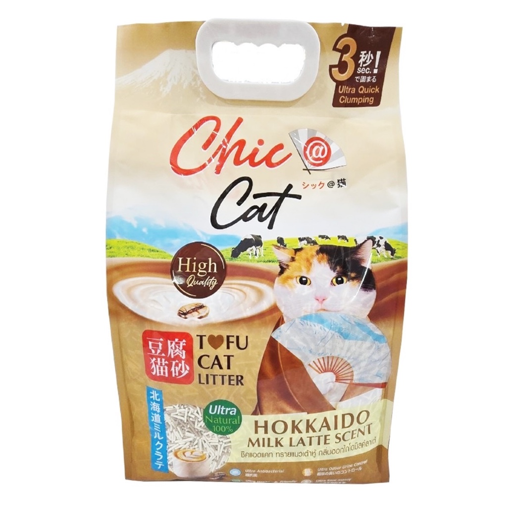 (6ลิตร) ทรายเต้าหู้สำหรับแมวChic @cat Tofu Litter ขนาด6ลิตร - รูปที่ 2