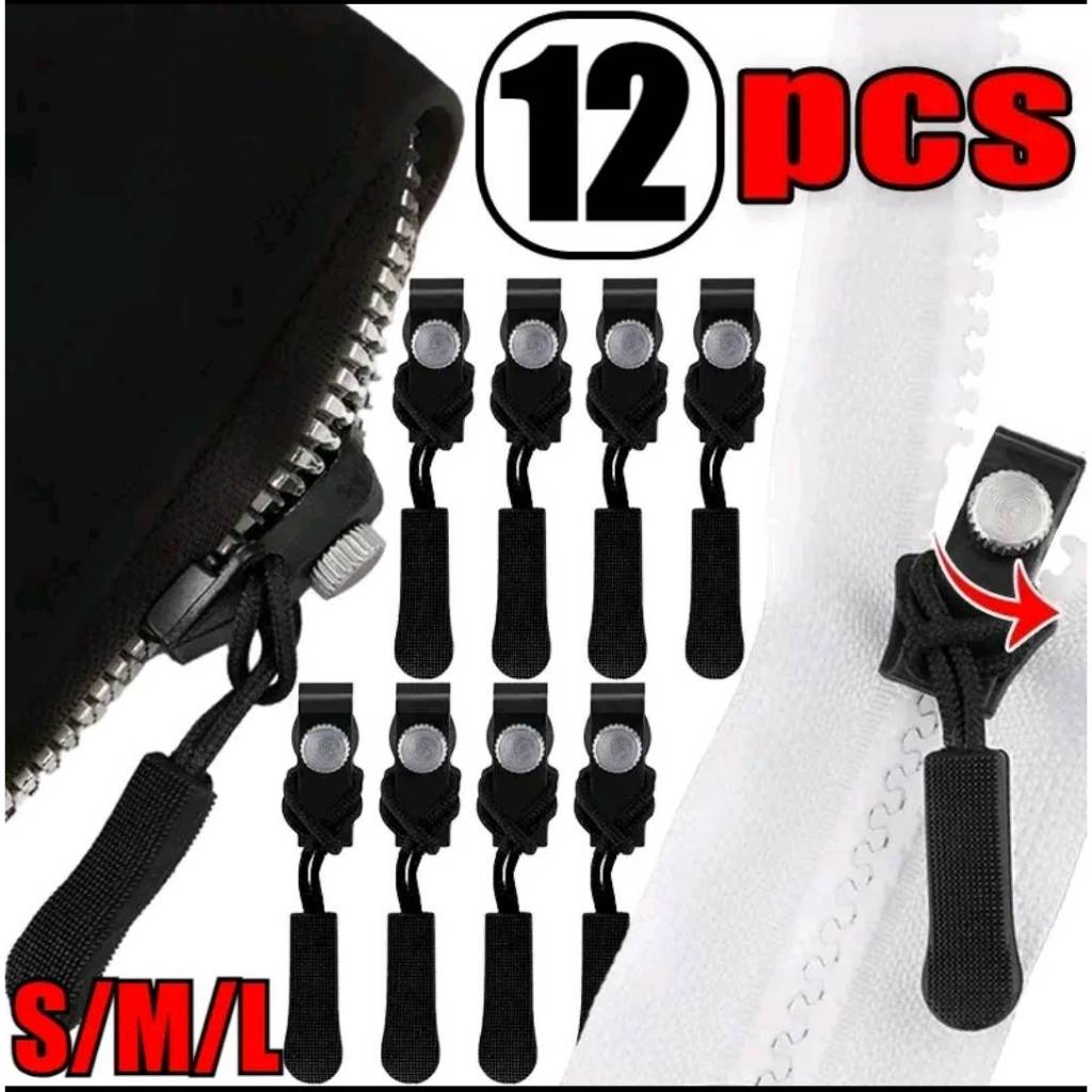 ชุดซ่อมหัวซิปอเนกประสงค์ ซ่อมแซมซิปได้อย่างรวดเร็วและทันทีเปลี่ยนหัวซิป ตัวเลื่อนซิปแบบ ถอดได้  รุ่น: T3