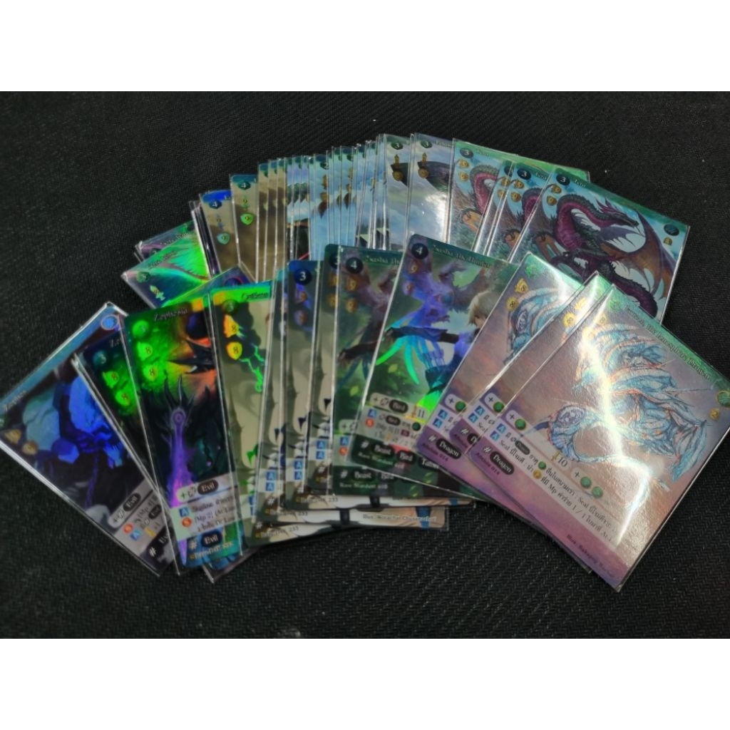 Summoner Master New Era การ์ดธาตุลม ระดับ Rare ขึ้นไป แบบฟอย