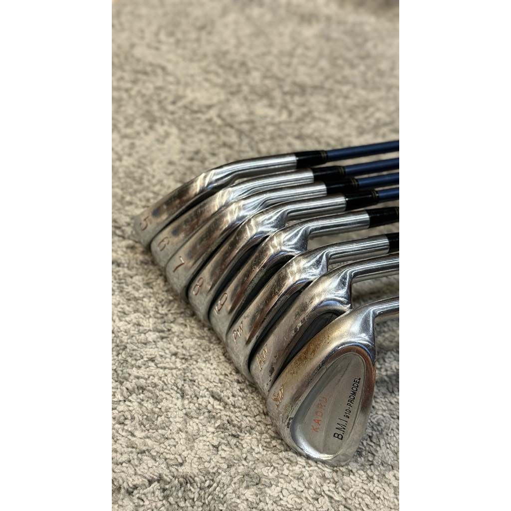 [ไม้กอล์ฟ มือสอง][ผู้หญิง] Kaoru B.M.I 910 Pro Model (5,6,7,8,9Pw,Aw,Sw) Flex L ก้าน Graphite กริปเด