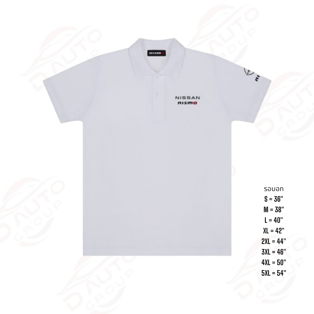 เสื้อโปโลนิสสัน NISMO 2024 สีขาว **สินค้าที่ระลึกแท้นิสสัน**(แชทสอบถามจำนวนสต๊อกได้ครับ)