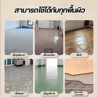 กระเบื้องปูพื้นไวนิล PVC พื้นไม้ สติกเกอร์กระเบื้องปูพื้นไม้แบบมีกาวในตัว 91*15cm กันน้ำและไม่ลื่น