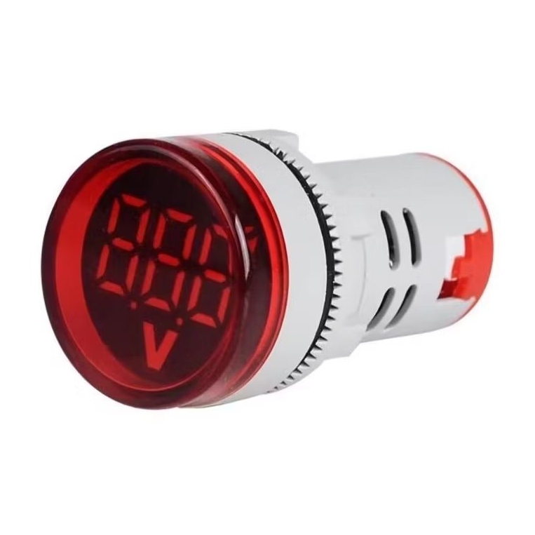 ED16-22VD วัดV โวลต์มิเตอร์ 22mm วัดแรงดันไฟฟ้า LED จอแสดงผลดิจิตอล วัด AC20-500V