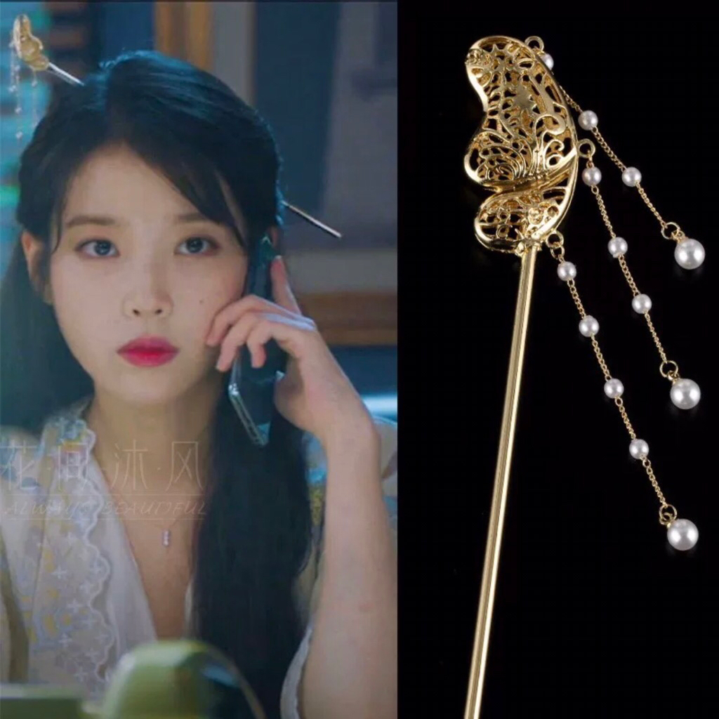 พร้อมส่งจากไทย จัดส่งใน 2 วัน  Hotel Del Luna รอรักโรงแรมพันปี ปิ่นปักผม ปิ่นเงิน กิ๊บติดผม สไตล์เกา