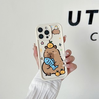 น่ารักจัง capybara เคส  Samsung A55 A54 A53 A52s A52 A51 A50 A30s A50s A34 A15 A14 A04s/A13 A12 M12 A05s เคสซัมซุง