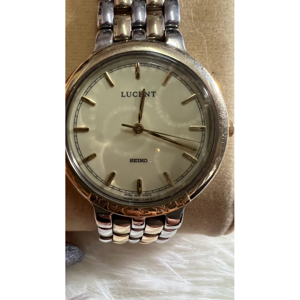 SEIKO LUCENT 7N01-6140 Antimagnetic 60G Water Resistant Stainless Steel