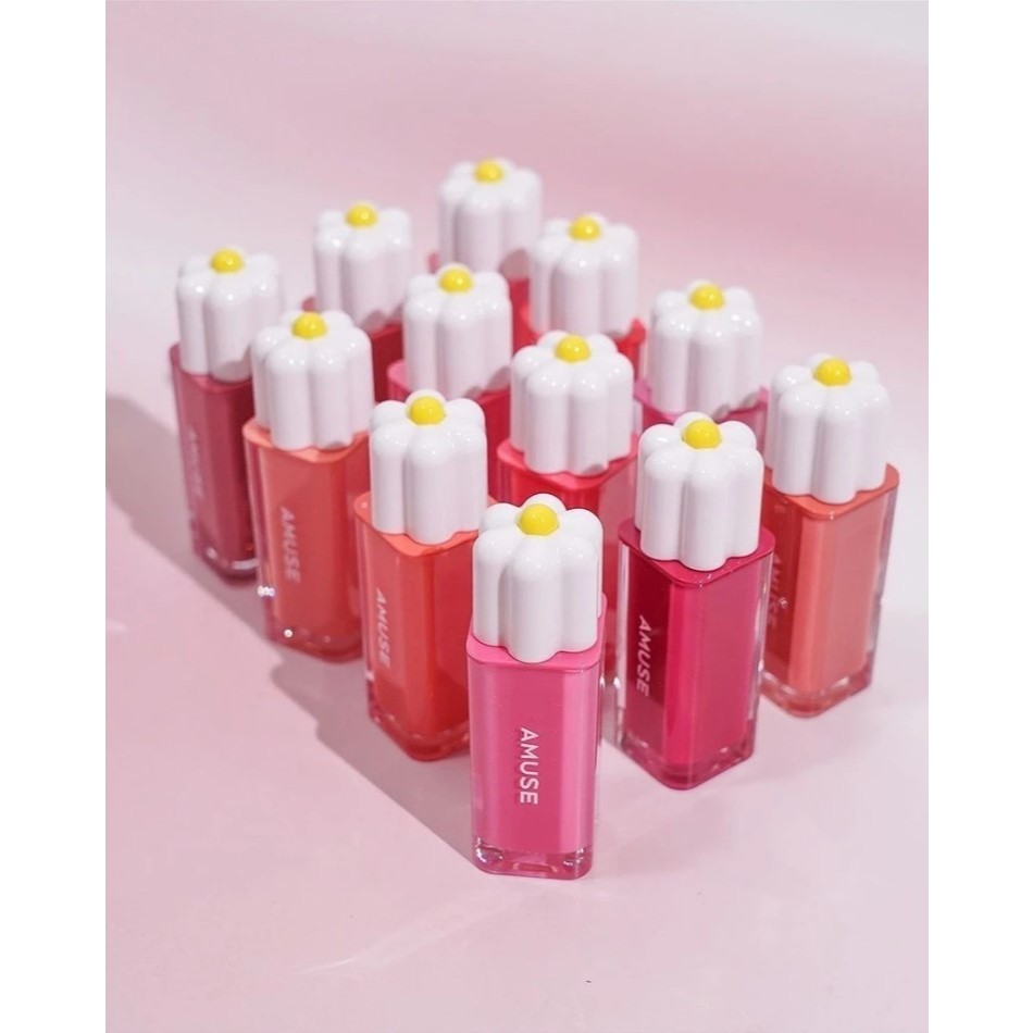 พร้อมส่ง Amuse DEW TINT ลิปทินท์ฉ่ำ เบอร์ 12 SUNDAY