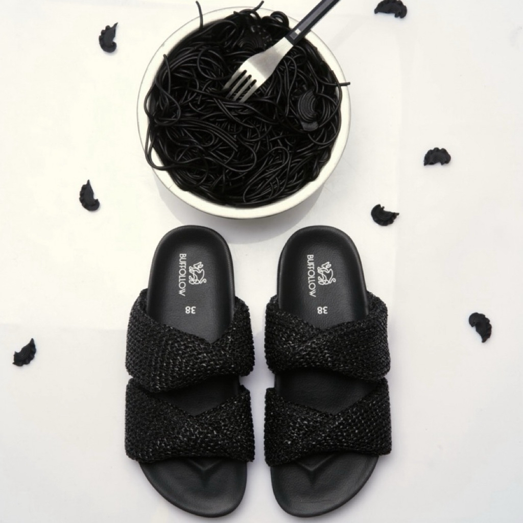 Double Strap - Ink Pasta (Black)