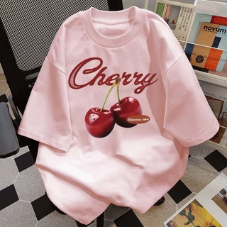 COD✅ (จัดส่งในกรุงเทพฯ) MAO Shop เสื้อยืดผู้หญิงoversized ทรงหลวม ผ้าคอตตอน 100% ใส่สบาย ฤดูร้อน สไตล์เกาหลี-A10