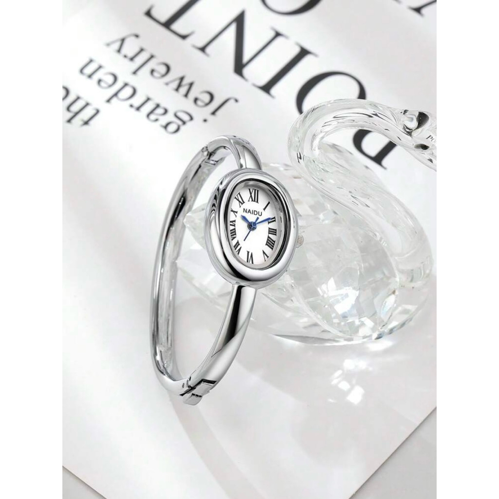 นาฬิกาข้อมือผู้หญิง สไตล์วินเทจ นาฬิกาควอตซ์ แฟชั่นและมินิมอล เหมาะสำหรับสวมใส่ประจำวัน