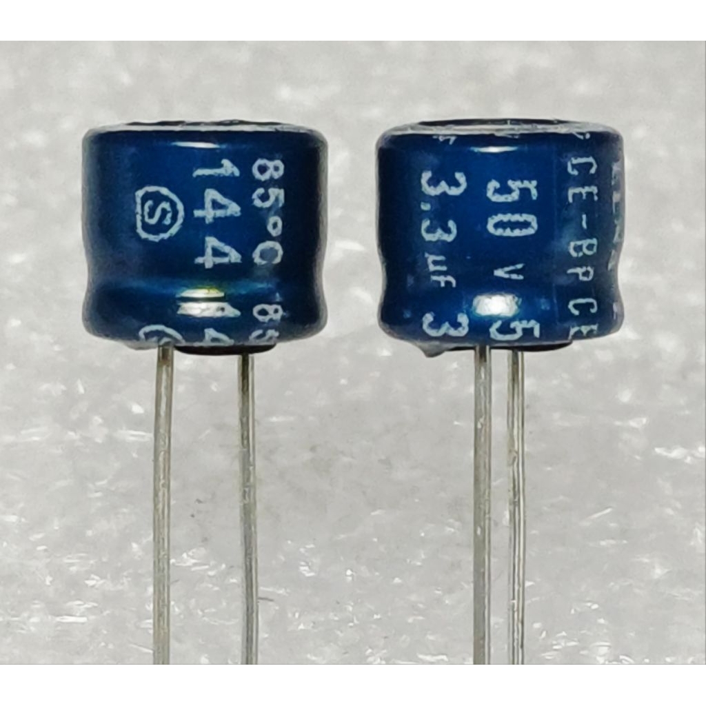 Elna CE-BP 3.3uf 50v (ตัวเตี้ย) capacitor ตัวเก็บประจุ คาปาซิเตอร์ ไม่มีขั้ว nonpolar bipolar bp