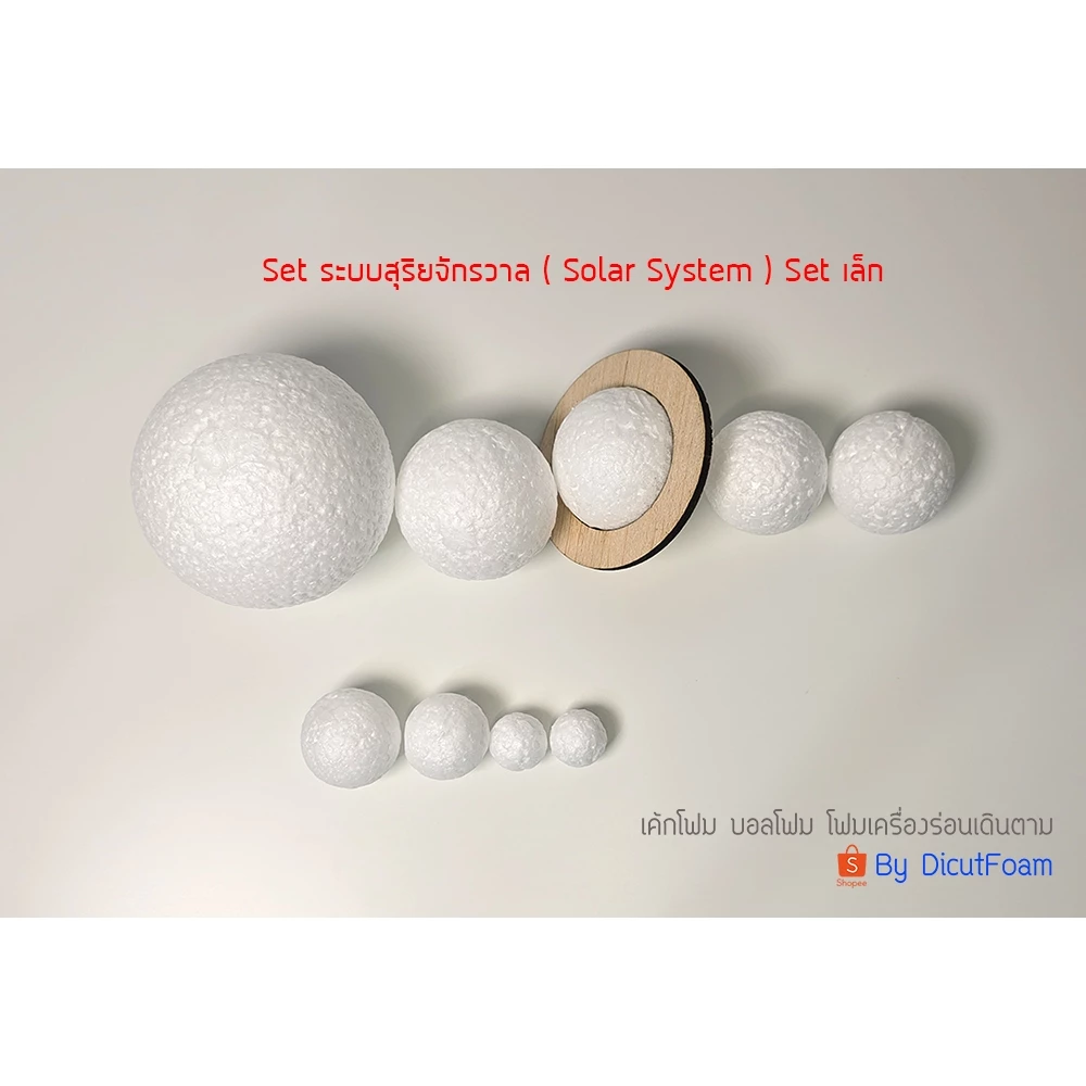 โฟมบอลทรงกลม Set ระบบสุริยะ ( Solar System ) Size เล็ก