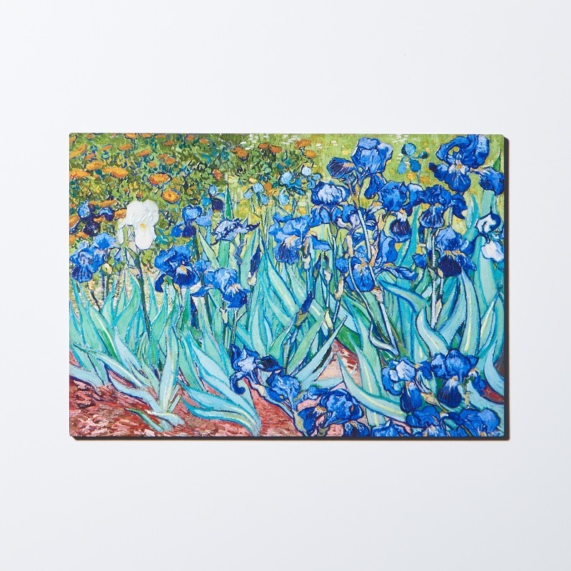 WOOD POSTCARD 3D prints: Van Gogh Irises