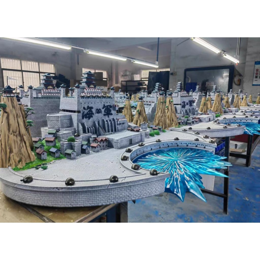 SCENE CLUB Studio - " ONE PIECE " Marineford Arc Marine Headquarters [ Genuine Authentic Limited Edi