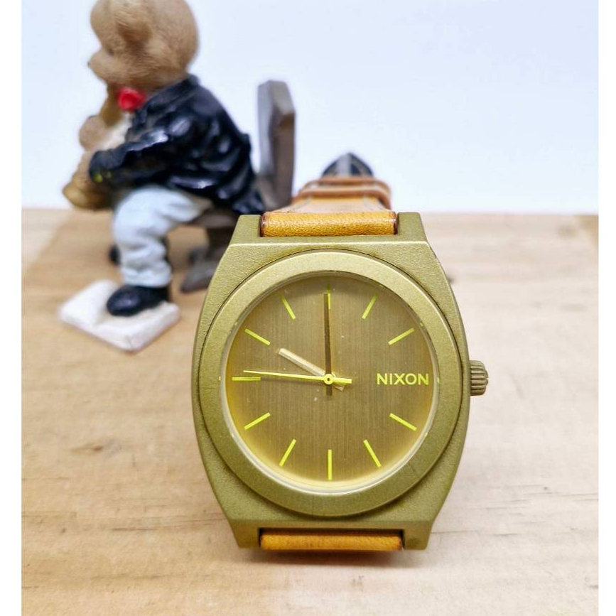 นาฬิกาวินเทจนิกสัน(Nixon) รุ่น Minimal The Time Teller P... สีทอง Gold14K