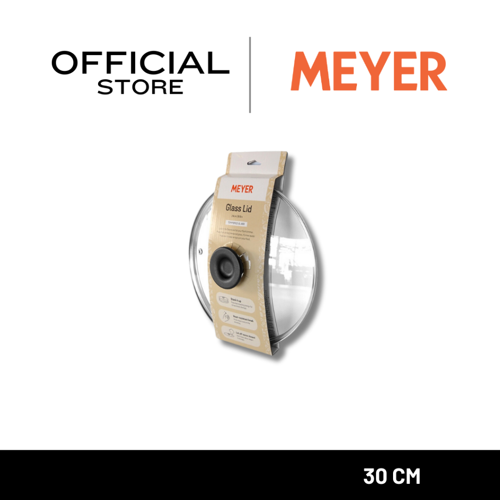 MEYER ฝาหม้อ ฝาแก้วใส ฝากระทะ ขนาด 30 ซม. Glass Lid (12359-C)