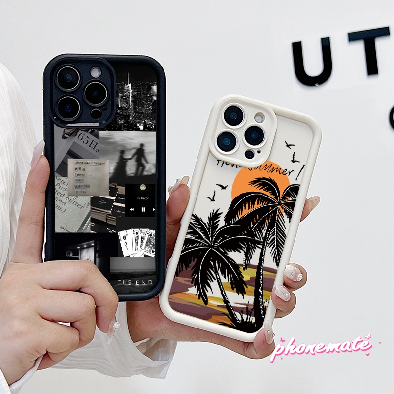 ภาพภูมิทัศน์ เคส  OPPO A5 2020 A11X A11 A31 2020 A15 A15s A35 A16 A8K A52 A72 A92 A7 A12 กันกระแทก ป้องกันการตก