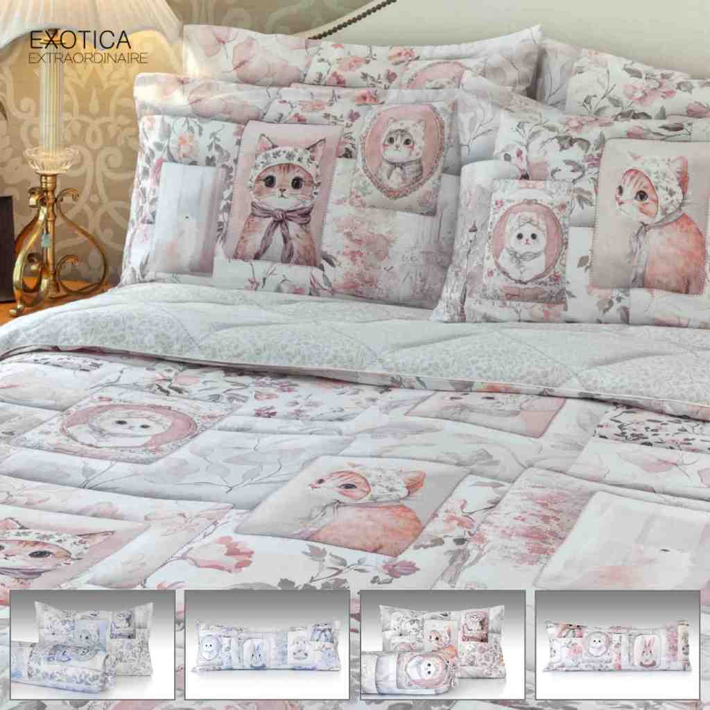 EXOTICA รุ่น Cottage Companions ปลอกหมอน /ปลอกหมอนข้าง /ปลอกหมอนบอดี้