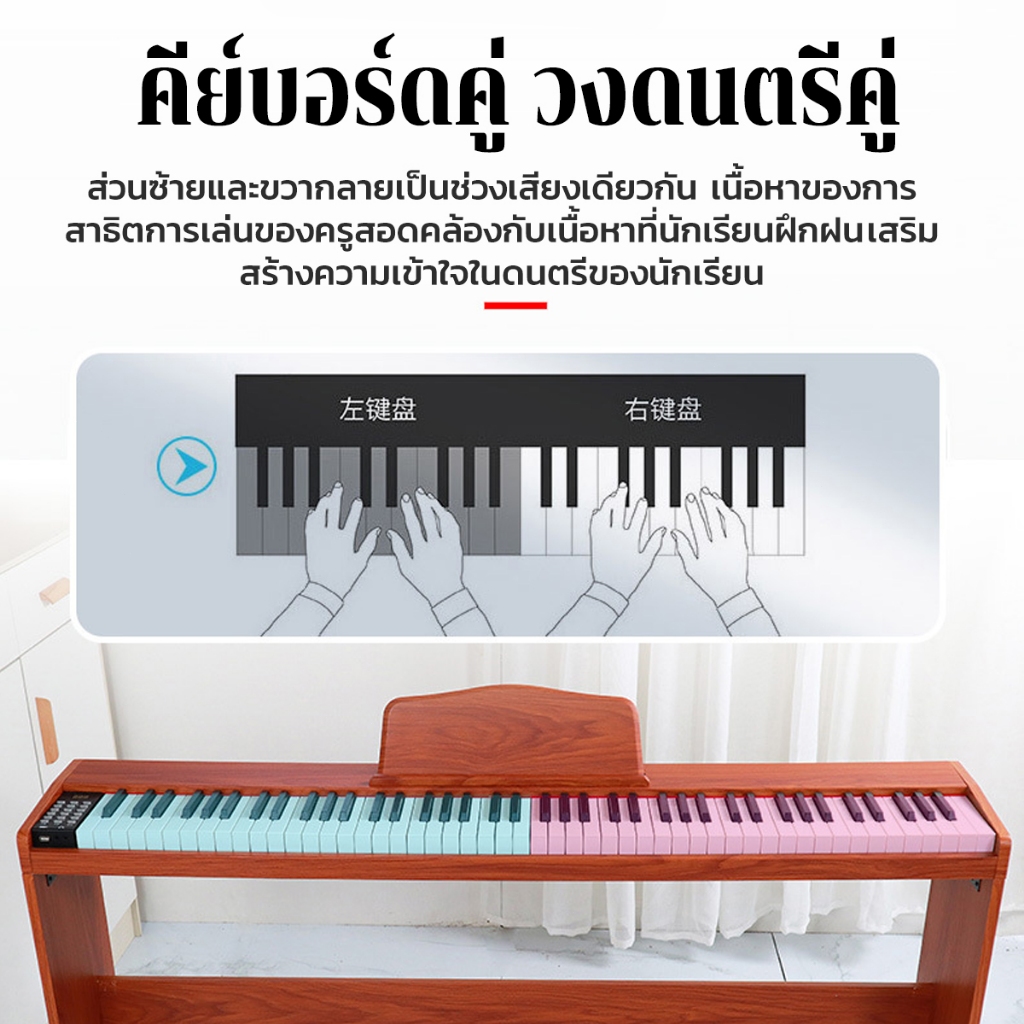 Electronic Piano ไฟฟ้าคีย์บอร์ด keyboard รูปที่ 5