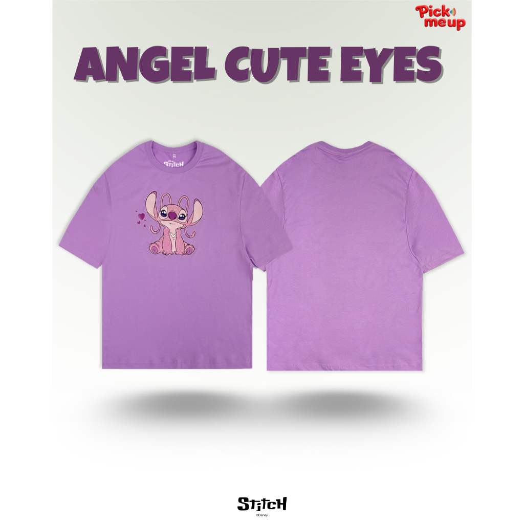 PickMeUp เสื้อยืดพิมพ์ลาย ANGEL CUTE EYES ลิขสิทธิ์ Disney