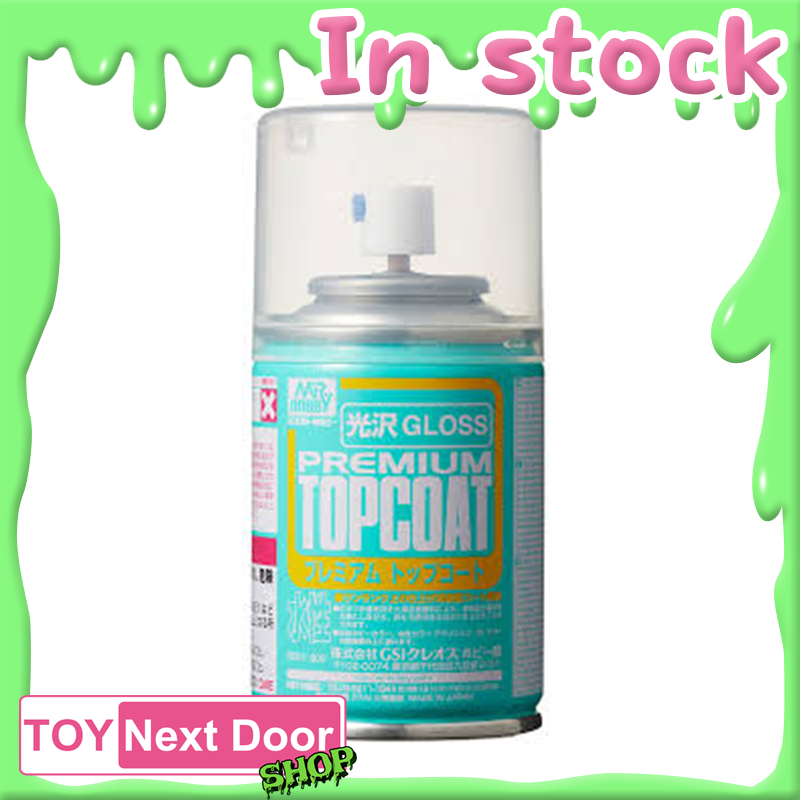 MR.HOBBY : PREMIUM MR.TOPCOAT B601-B603 GLOSS, SEMI-GLOSS, FLAT 88ml
