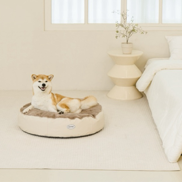 Pupping Pudding Beanbag ที่นอนสัตว์เลี้ยง เบาะนอนสุนัข และแมว รุ่นขนเฟอร์นุ่ม พรีเมียม จากเกาหลี รูปที่ 7