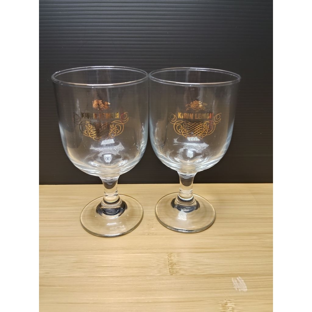 แก้วเบียร์ Kirin Lemon/Kirin Hyoketsu Lemon 1ชุด 2ใบ
