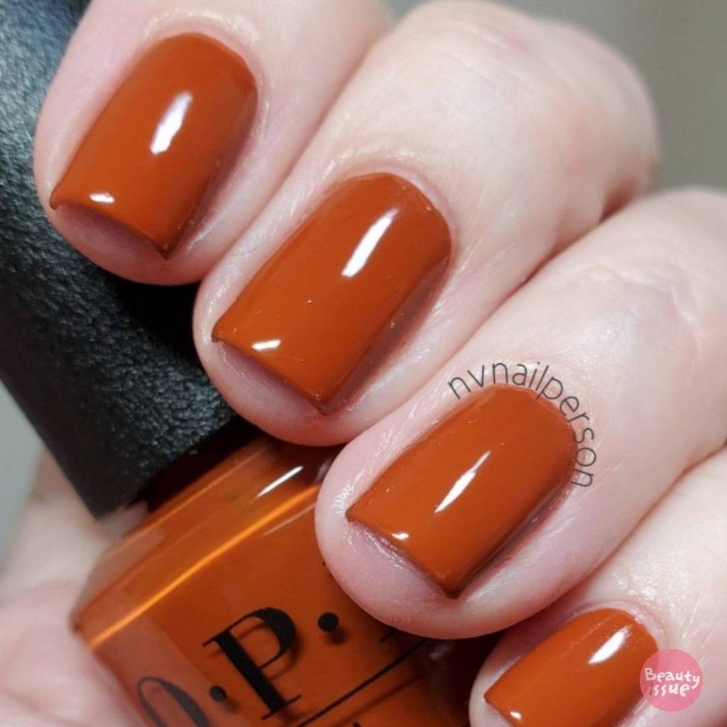 พร้อมส่ง OPI My Italian is a Little Rusty สี Rust หรือสีสนิม น้ำตาลอมส้ม ทามือสวย ทาเท้าก็งาม from Muse of Milan แท้ 💯%