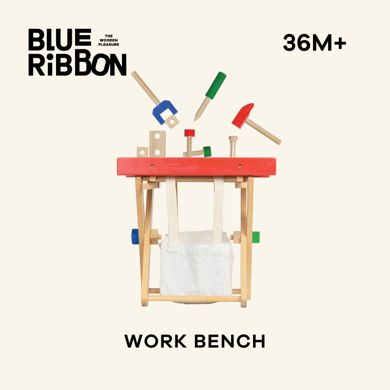 Blue Ribbon Toys โต๊ะเครื่องมือชุดช่างพับได้ (WORK BENCH)เสริมความแข็งแรงของกล้ามเนื้อมือ