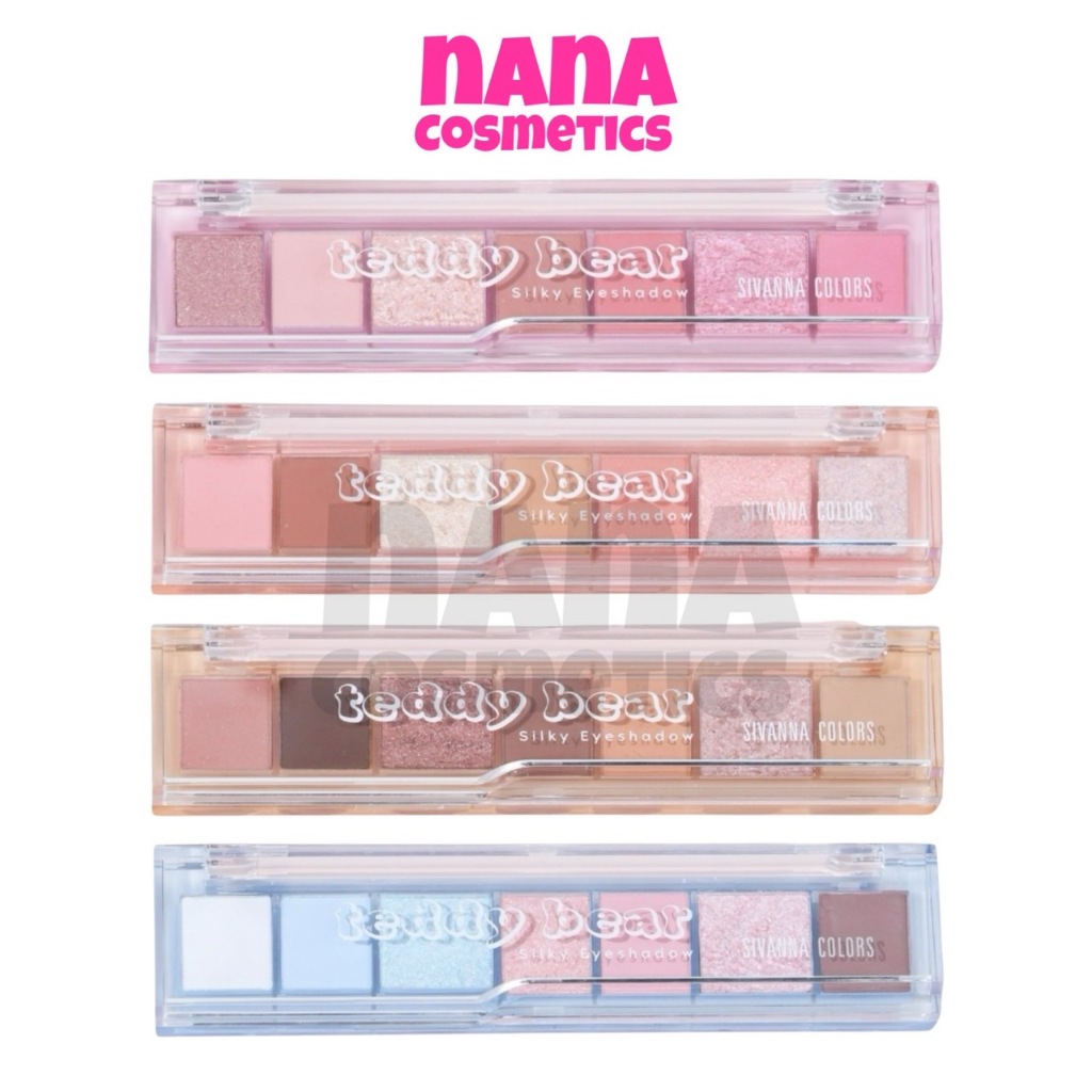 HF676 ซีเวนน่า คัลเลอร์ส เท็ดดี้ แบร์ ซิสกี้ อายแชโดว์ Sivanna Colors Teddy Bear Silky Eyeshadow