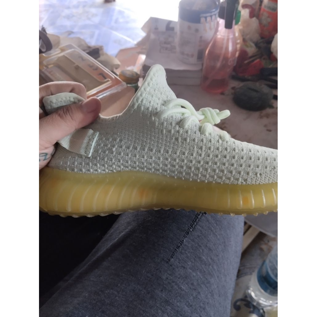 รองเท้าผู้หญิง Roving Fox สีเขียวเสริมส้น 10.5"