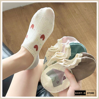 พร้อมส่ง⚡ มีเก็บเงินปลายทาง💸ถุงเท้าข้อสั้น มินิมอล มี 8 สี ชายและหญิงใส่ได้ (ราคาต่อ 1 คู่)