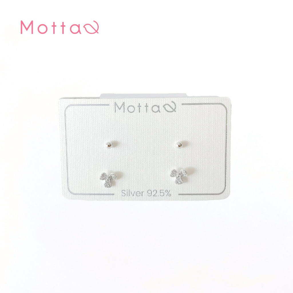 Motta Silver Earring Set เซตต่างหูเงินแท้ ดอกไม้สุดมินินอล
