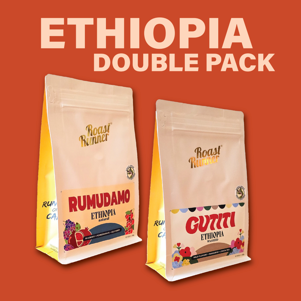 Ethiopia Pack Gutiti + Rumudamo Coffee Beans  (Light Roast)