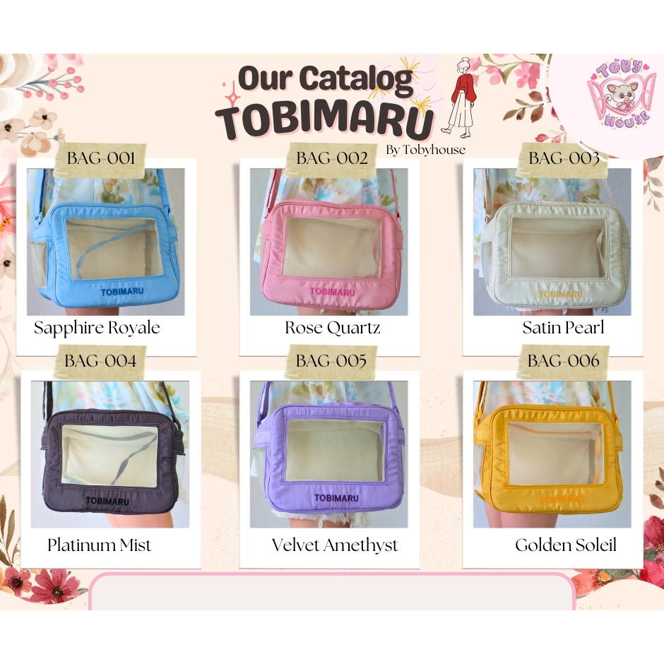 กระเป๋าสัตว์เลี้ยงขนาดเล็ก Tobimaru by TOBYHOUSE พกพาสะดวก ระบายอากาศดี