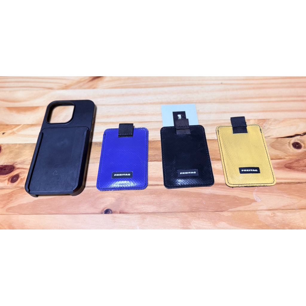 พร้อมส่ง - Freitag F380 Justin / Freitag iPhone 16 pro case / ดำ , ม่วง , เหลือง / มีการ์ด - ของแท้ 