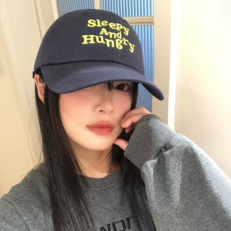 หมวกเบสบอล ปักตัวอักษร สีสันสดใสน่ารักและลำลอง เเฟชั่น  152 - รูปที่ 3