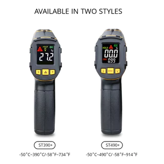 เครื่องวัดอุณหภูมิอินฟาเรด รุ่นST490 SmartSensor คุณภาพสูงหน้าจอดิจิตอล วัดไกล รวดเร็วแม่นยำ 10021