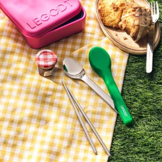[ Midmonth โค้ด GORIMM รับ Coin 7% ] LEGODT Takeout Cutlery เซตช้อนส้อม ตะเกียบ